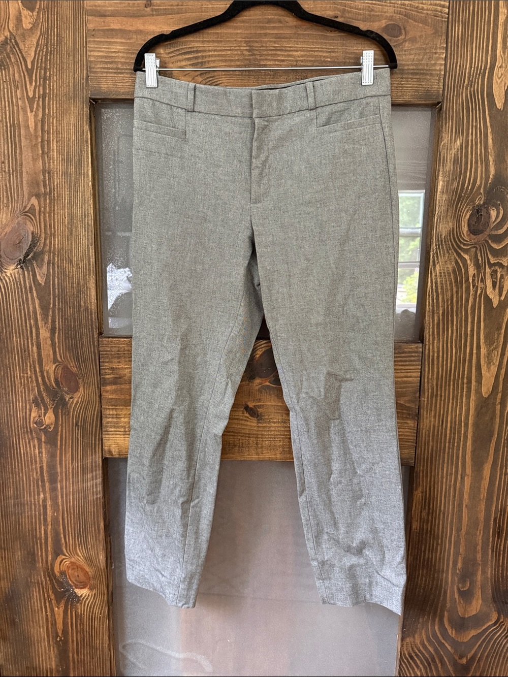 Banana Republic Gray Women's Dress Pants - Straight Leg